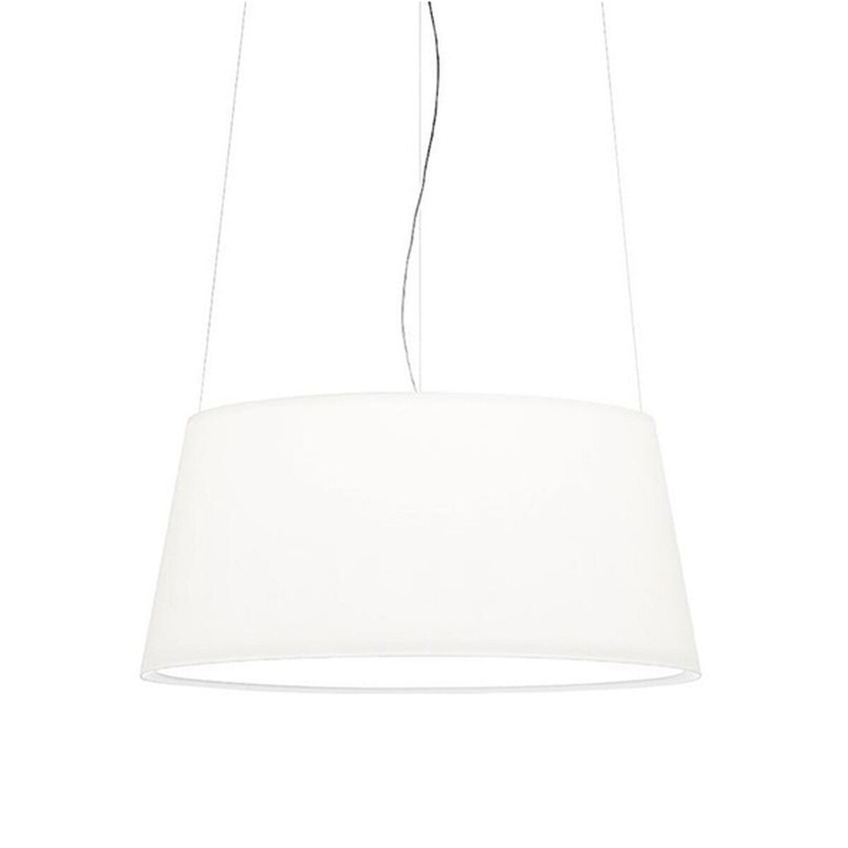 Warm Pendant Aluminium Shade Matt White