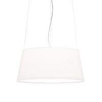 Warm Pendant Aluminium Shade Matt White
