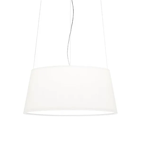 Warm Pendant Aluminium Shade Matt White