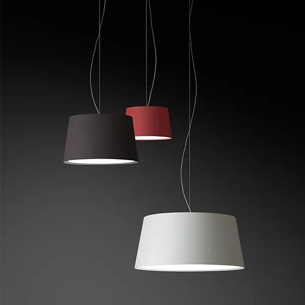 Warm Pendel Aluminium Schirm Matt Braun