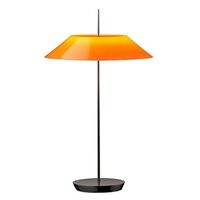 Mayfair Table Lamp Glossy Orange & Black