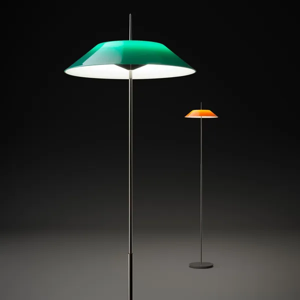Mayfair Floor Lamp Glossy Green & Black