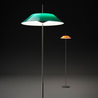 Mayfair Floor Lamp Glossy Green & Black