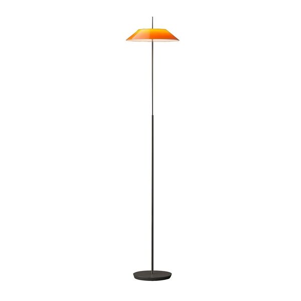 Mayfair Gulvlampe Blank Oransje og Sort