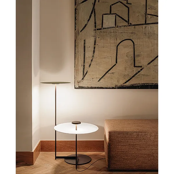 Flat Vloerlamp 5945 Push Gebroken Wit