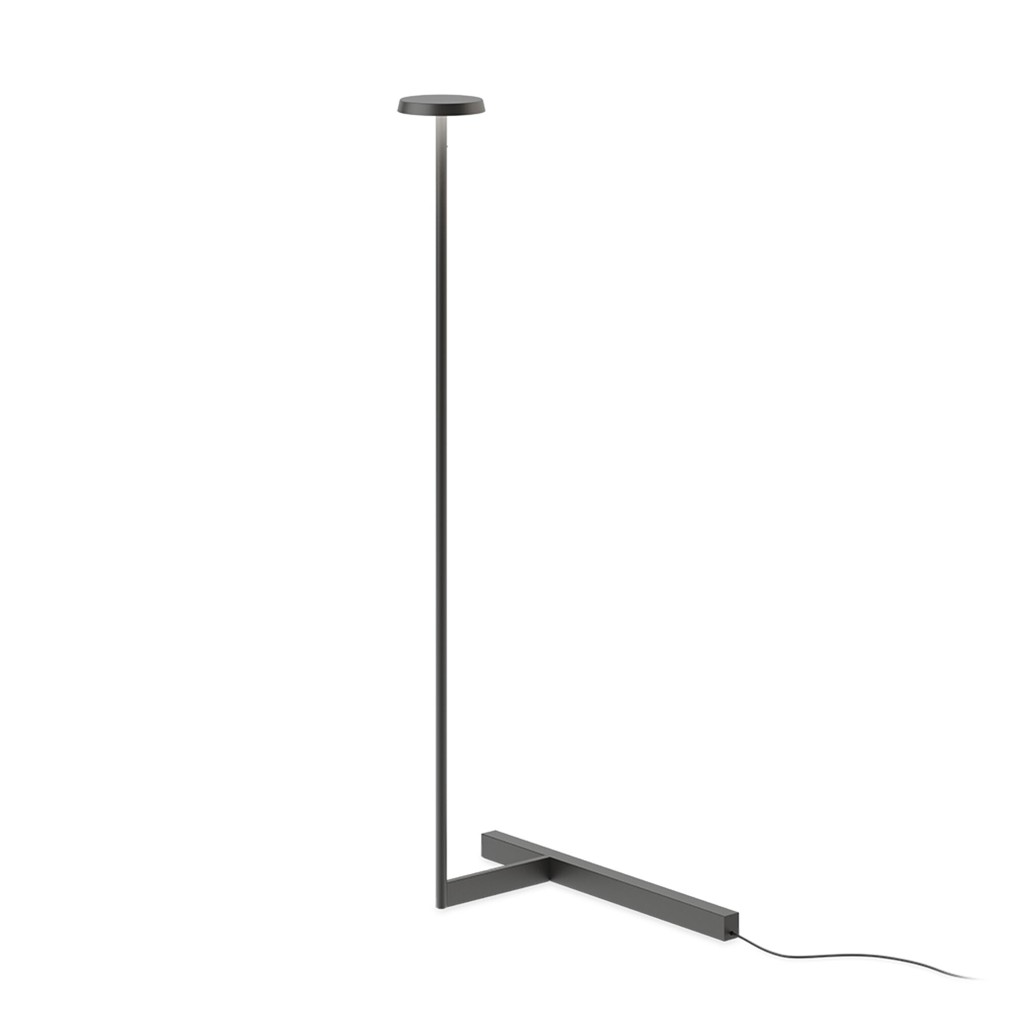 Flat Golvlampa 5955 Push Svart