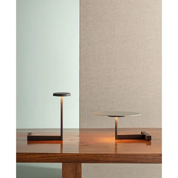 Flat Table Lamp 5965 Push Green L1