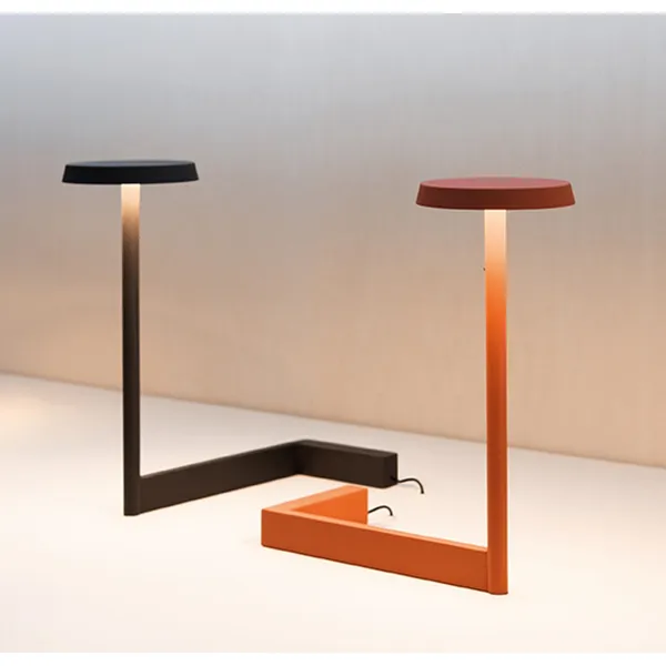 Flat Table Lamp 5970 Push Green L1