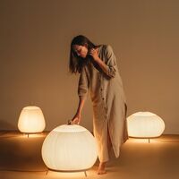 Knit 7492 Vloerlamp Beige