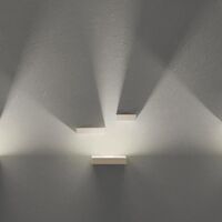Set Three Wandlamp Mat Wit