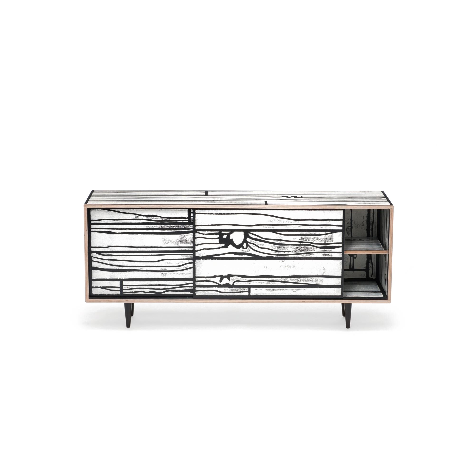 Wrongwoods Kabinet L150 Hvid/Sort