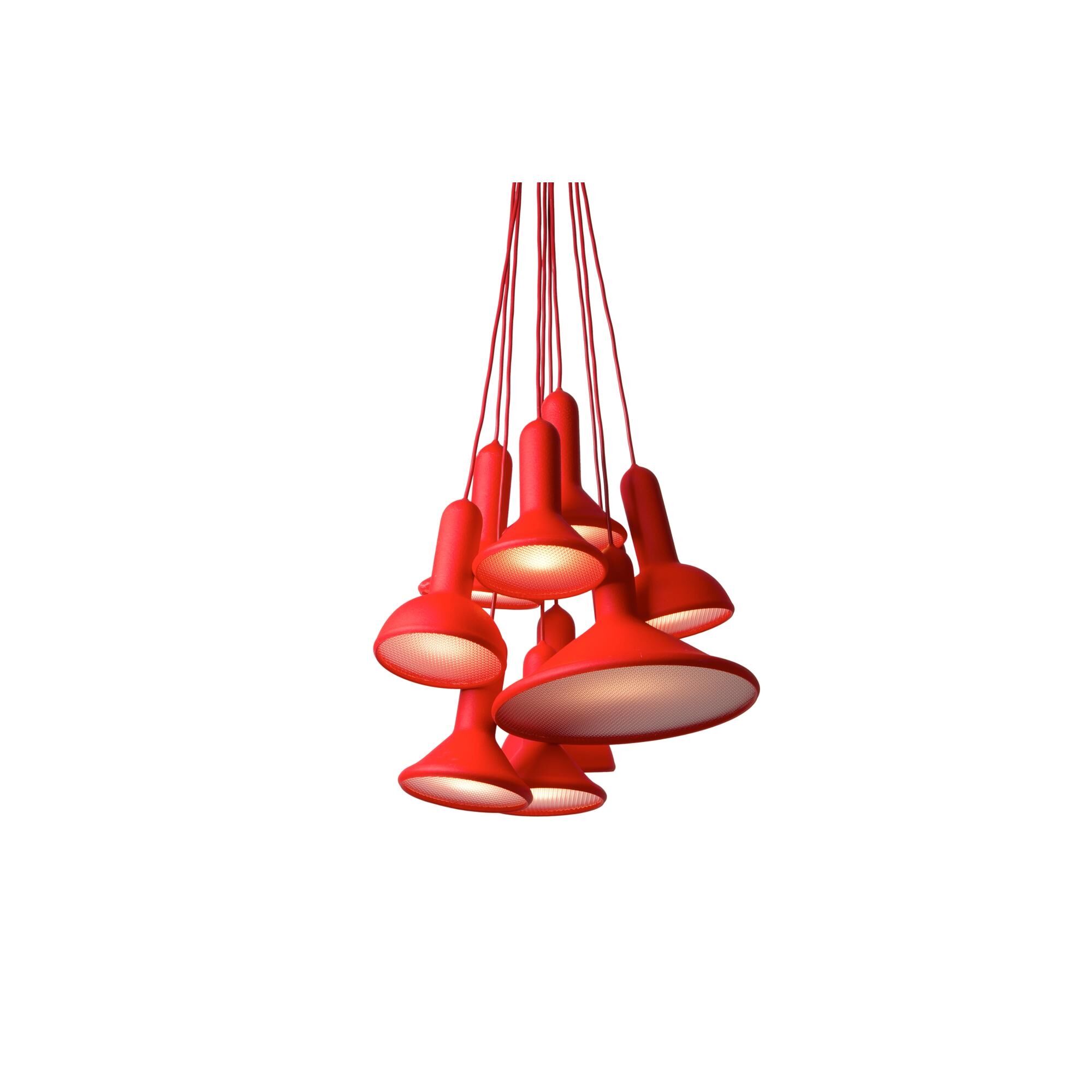 TORCH LIGHT BUNCH S10 Taklampa H180 R&ouml;d