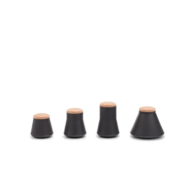 Store Jar H14 Matt Black/ Glossy Black