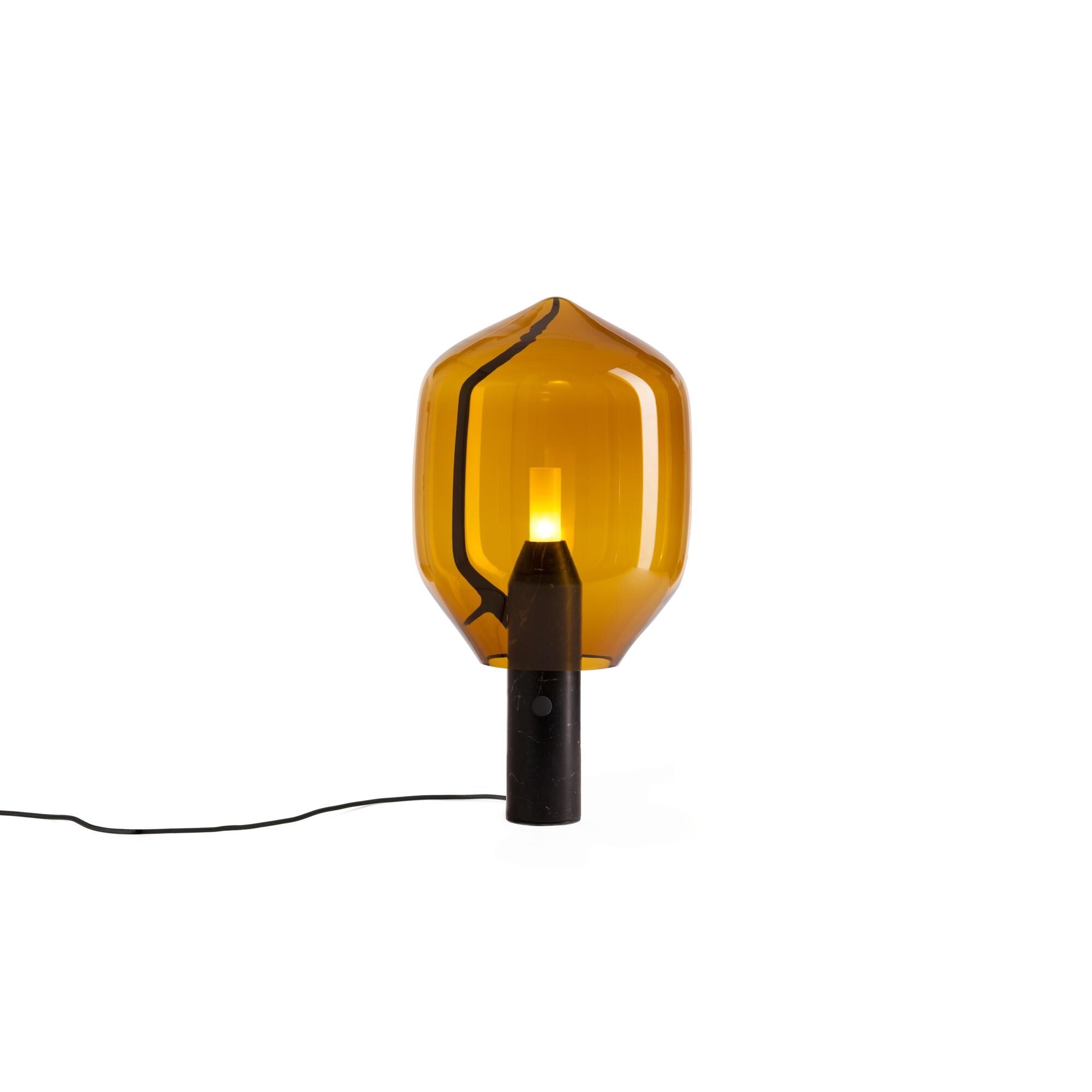 LIGHTHOUSE T1 Bordslampa Amber/ Matt Marquina