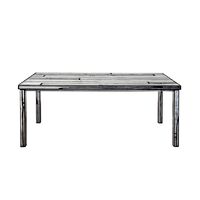 Wrongwoods Dining Table 90x200 White/ Black