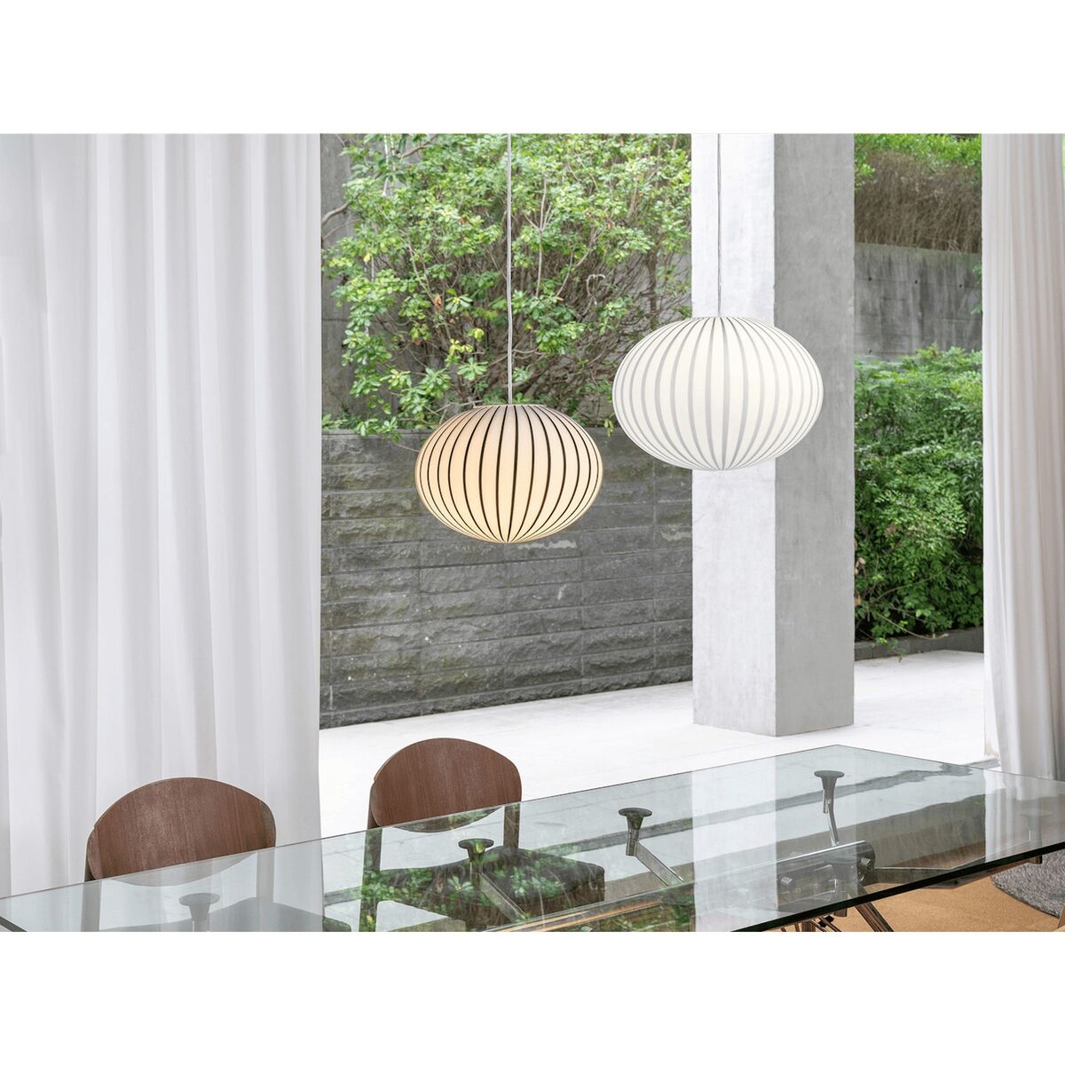 FILIGRANA LIGHT S3 Ellipse Pendant Ø37 Red Canes