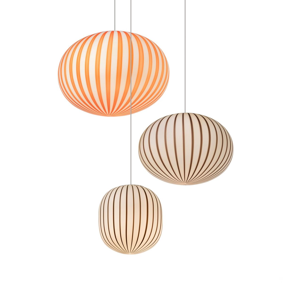 FILIGRANA LIGHT S3 Ellipse Pendant Ø37 Red Canes