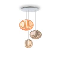 FILIGRANA LIGHT C3B Cluster Pendel Ø60 Multifarvet