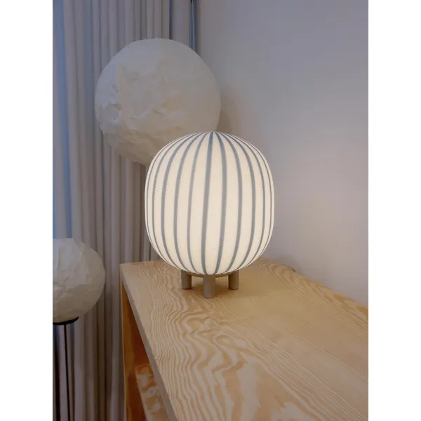 FILIGRANA LIGHT T2 Cylinder Table Lamp Ø22 Blue