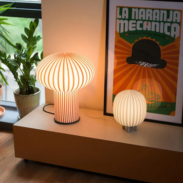 FILIGRANA LIGHT T6 Mushroom Bordlampe Ø40 Sort