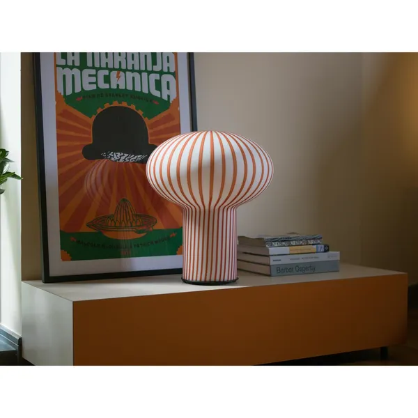 FILIGRANA LIGHT T6 Mushroom Table Lamp Ø40 Red