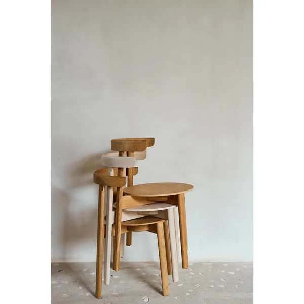 Chaise de Salle à Manger Lunar en Chêne de