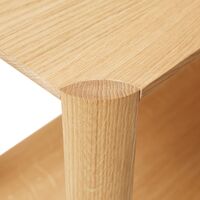Leaf Bookcase 1x2 Oak