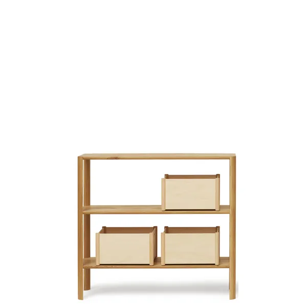 Leaf Bookcase 1x3 Oak