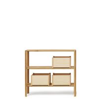 Leaf Bookcase 1x3 Oak