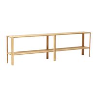 Leaf Bookcase 2x2 White-oiled Oak