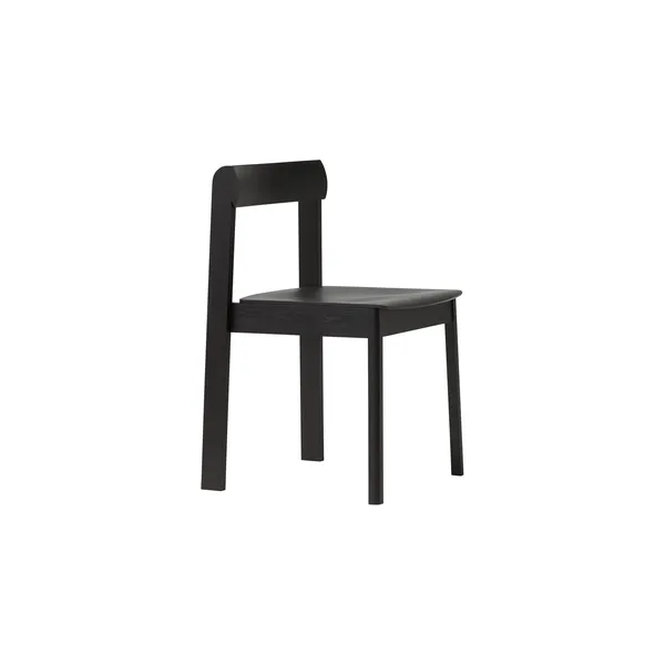 Blueprint Dining Chair Black Stained Oak