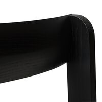 Blueprint Dining Chair Black Stained Oak