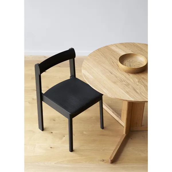 Blueprint Dining Chair Black Stained Oak