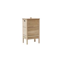 A Line Laundry Basket White-oiled Oak
