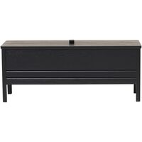 A Line Slagbænk 111 cm Sortbejdset Eg