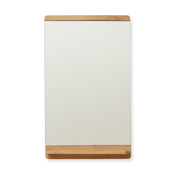 Shape & Refine Espejo de Pared con Borde de Roble