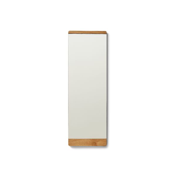 Espejo de Pared con Borde de Roble