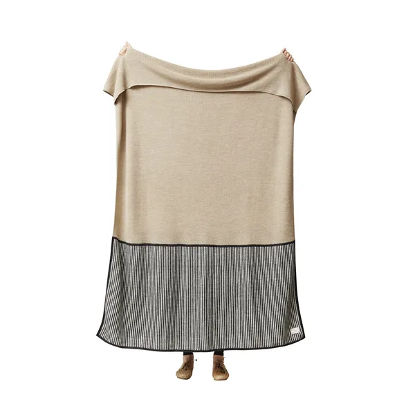 Aymara Plaid Rib Light Brown
