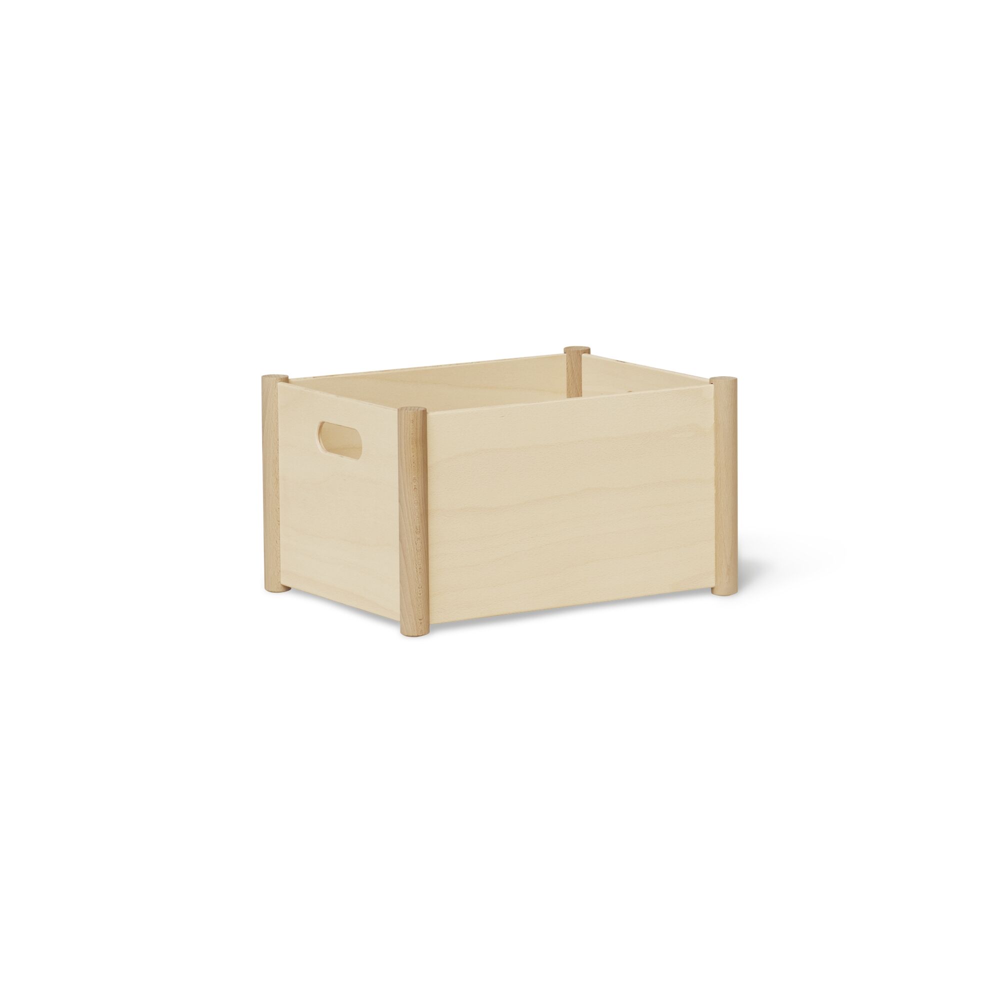 Boîte de Rangement Pillar Moyen Hêtre