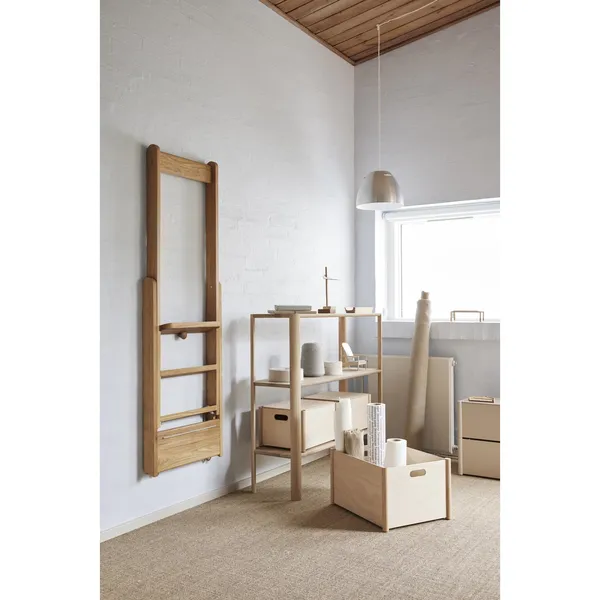 Pillar Storage Box Medium Beech