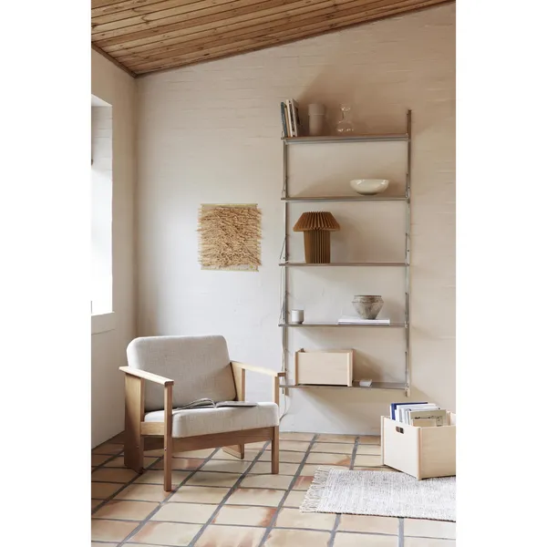 Pillar Storage Box Medium Beech