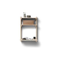 Beam Office Wall Shelf 3 Pine