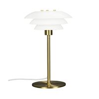 DL20 Table Lamp Opal/ Brass