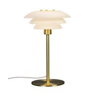 DL20 Table Lamp Opal/ Brass