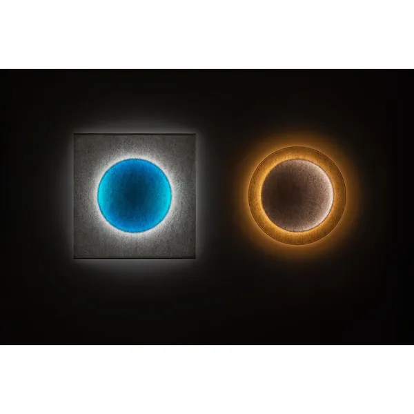 MoodMoon 75 Wandlamp Wit/ Blauw