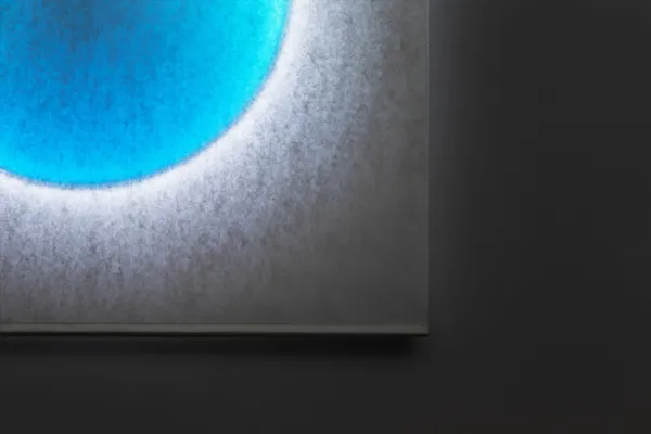 MoodMoon 75 Wandlamp Wit/ Blauw