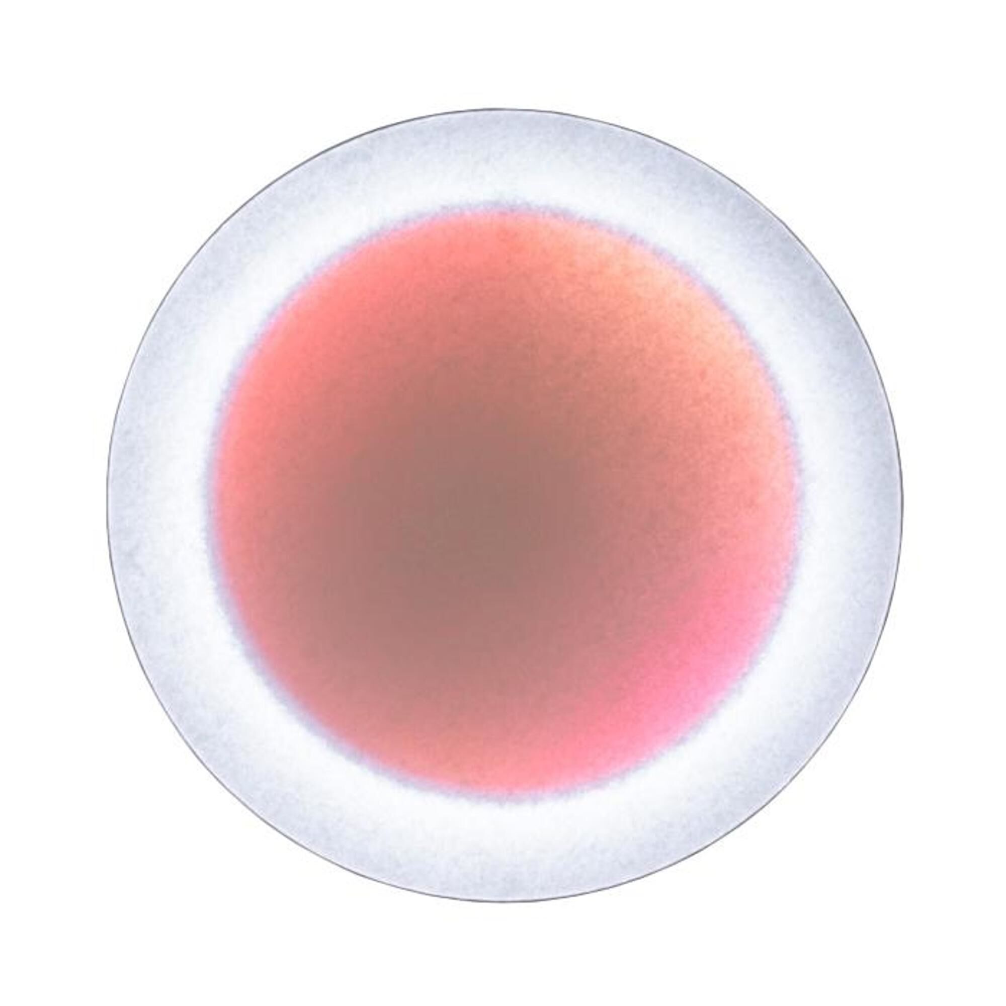 MoodMoon Round 85 V&auml;gglampa Vit/ R&ouml;d