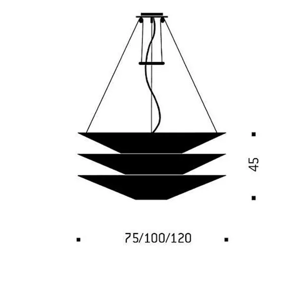 Floatation 2 Hanglamp Ø100 Wit