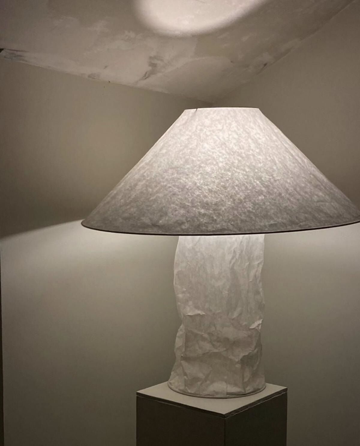Lampampe Tischlampe Weiß