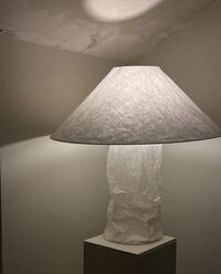Lampampe Tischlampe Weiß